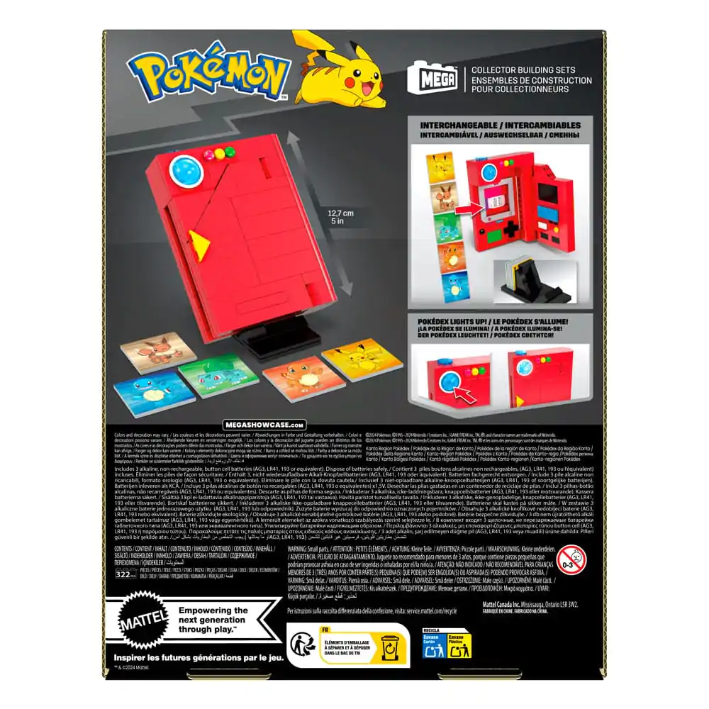 Pokémon MEGA Building Kit Kanto Region Pokédex termékfotó