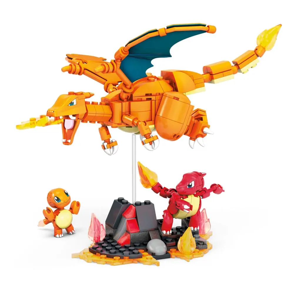 Pokémon Mega Construx Construction Set Charmander Evolution Set 3 figúrka termékfotó