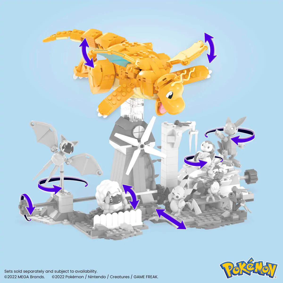 Pokémon Mega Construx Konštrukčná sada Dracik 19 cm termékfotó