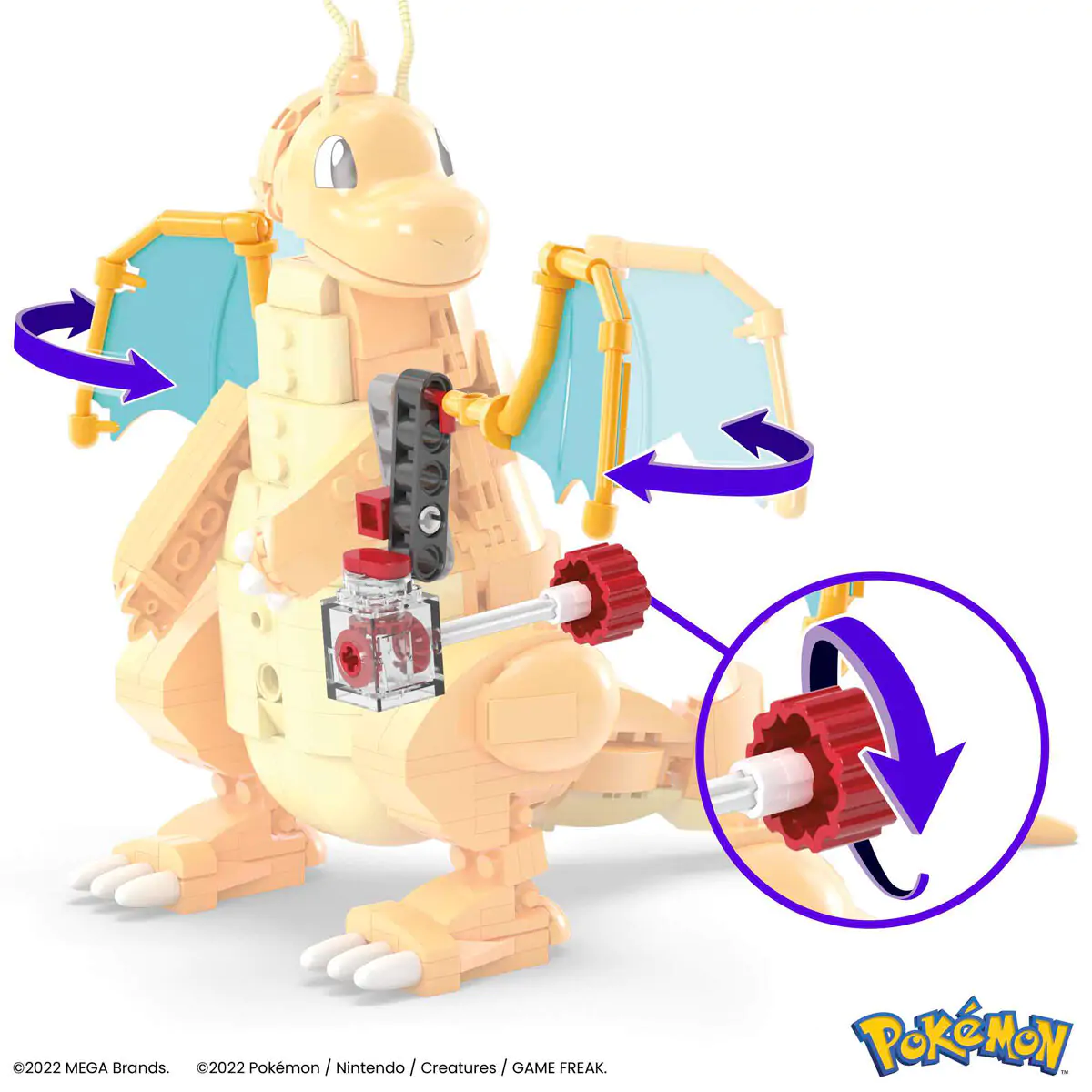 Pokémon Mega Construx Konštrukčná sada Dracik 19 cm termékfotó