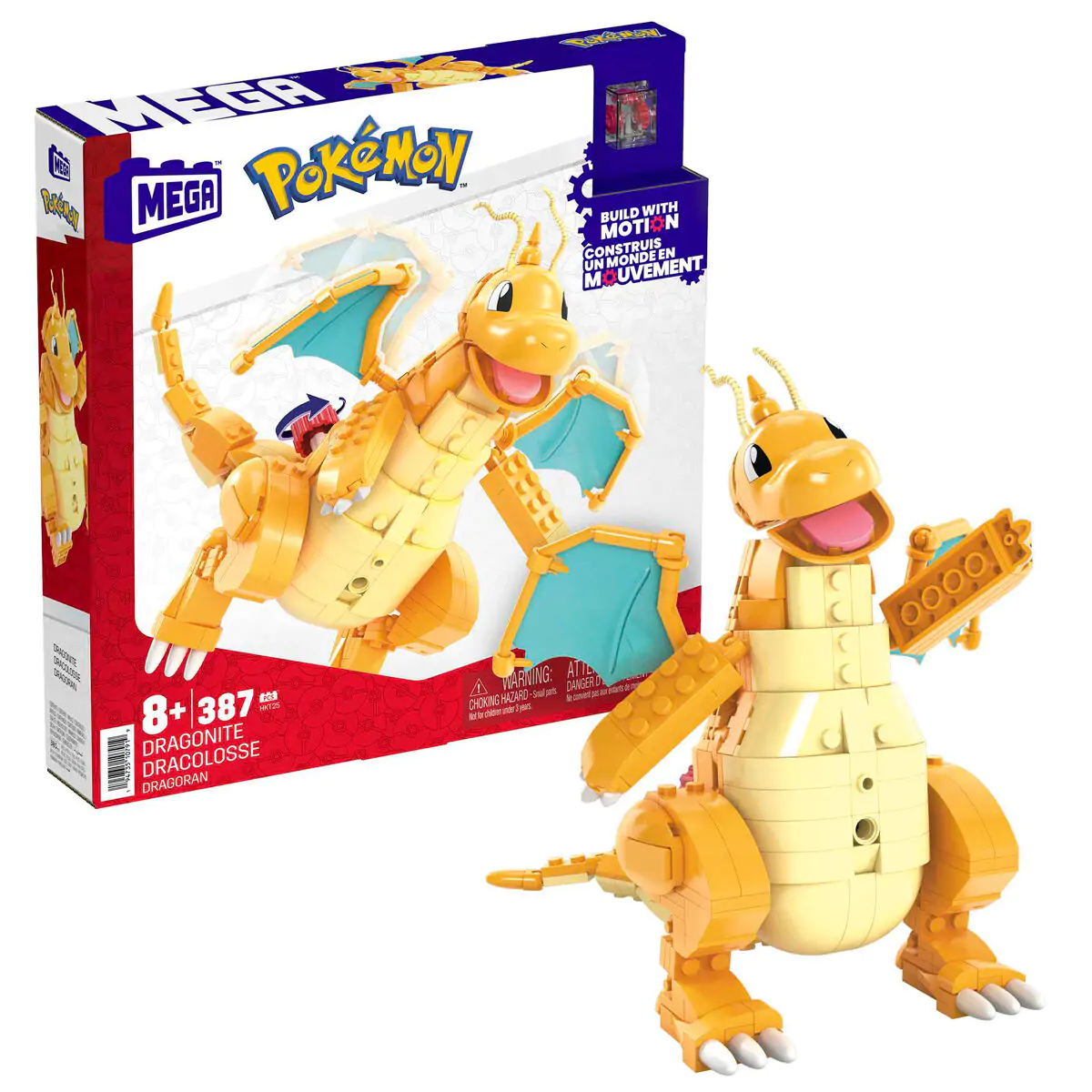 Pokémon Mega Construx Konštrukčná sada Dracik 19 cm termékfotó