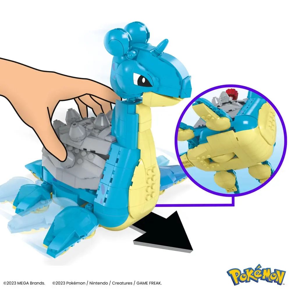 Pokémon Mega Construx stavebnica Lapras 19 cm termékfotó