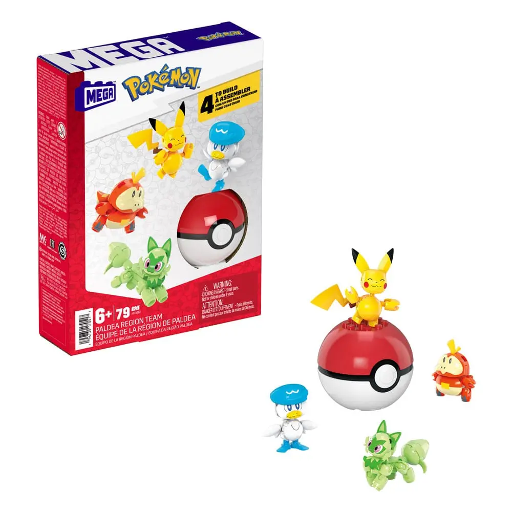 Pokémon Mega Construx stavebnica Paldea Region Team termékfotó