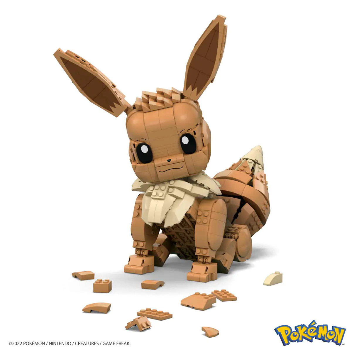 Pokémon Mega Construx Wonder Builders Construction Set Jumbo Eevee 29 cm termékfotó