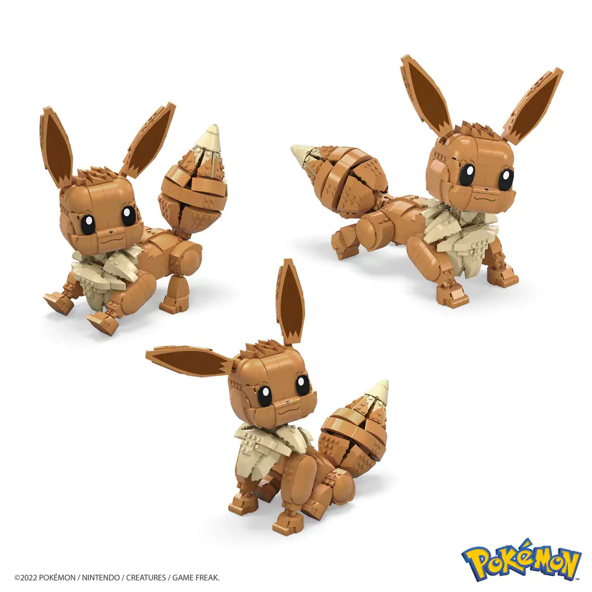 Pokémon Mega Construx Wonder Builders Construction Set Jumbo Eevee 29 cm termékfotó