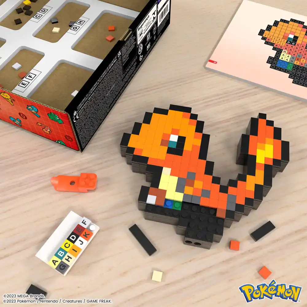 Pokémon MEGA Construction Set Charmander Pixel Art termékfotó