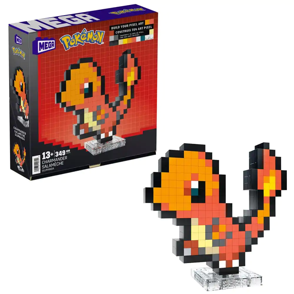 Pokémon MEGA Construction Set Charmander Pixel Art termékfotó