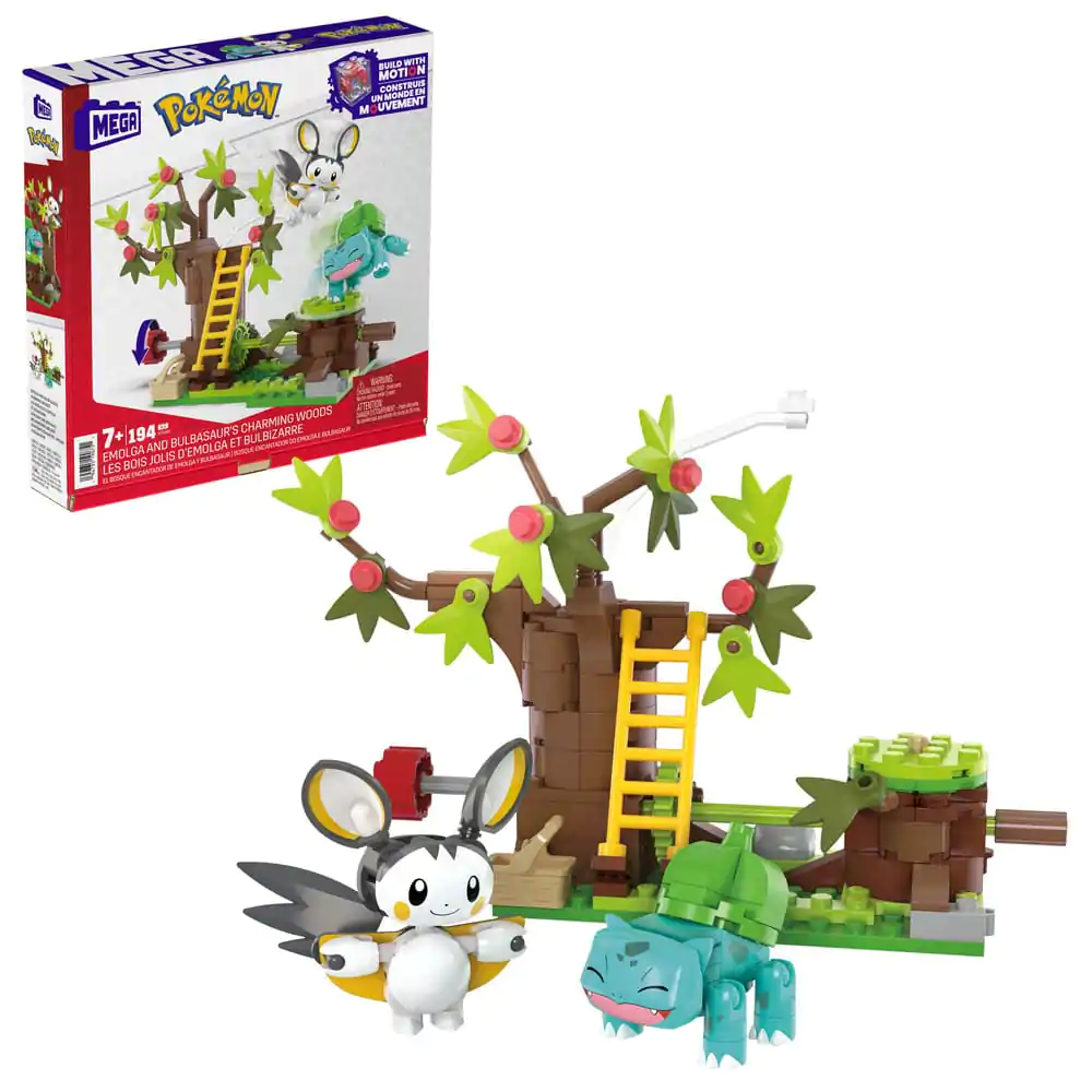 Pokémon MEGA Construction Set Emolga And Bulbasaur's Charming Woods termékfotó