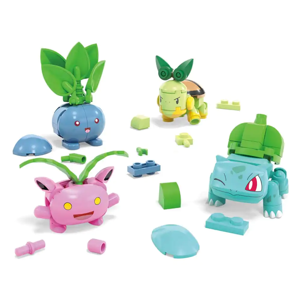 Pokémon MEGA Construction Set Grass-Type Trainer Team Building Toy Kit 858 kusov termékfotó