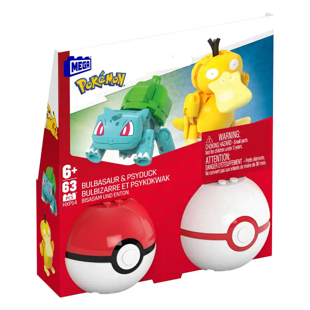 Pokémon MEGA stavebnice Poké Ball Collection: Bulbasaur &amp; Psyduck termékfotó