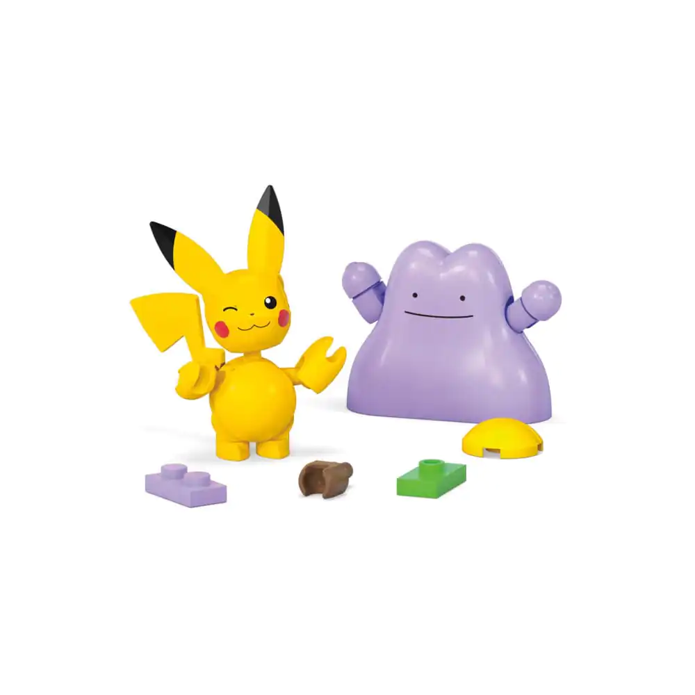 Pokémon MEGA Construction Set Poké Ball Collection: Pikachu & DittoPokémon MEGA stavebnica Poké Ball kolekcia: Pikachu & Ditto produktová fotografia