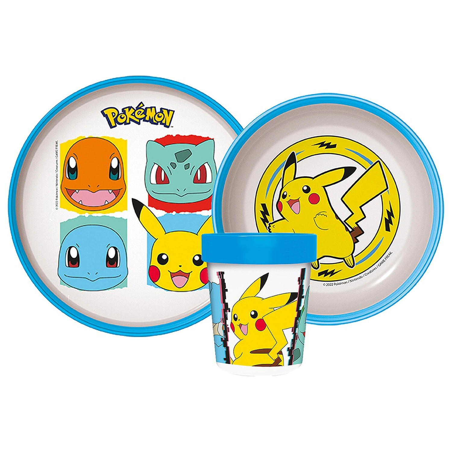 Pokemon Original Team Protišmyková Súprava riadu, Micro Plastic Set produktová fotografia