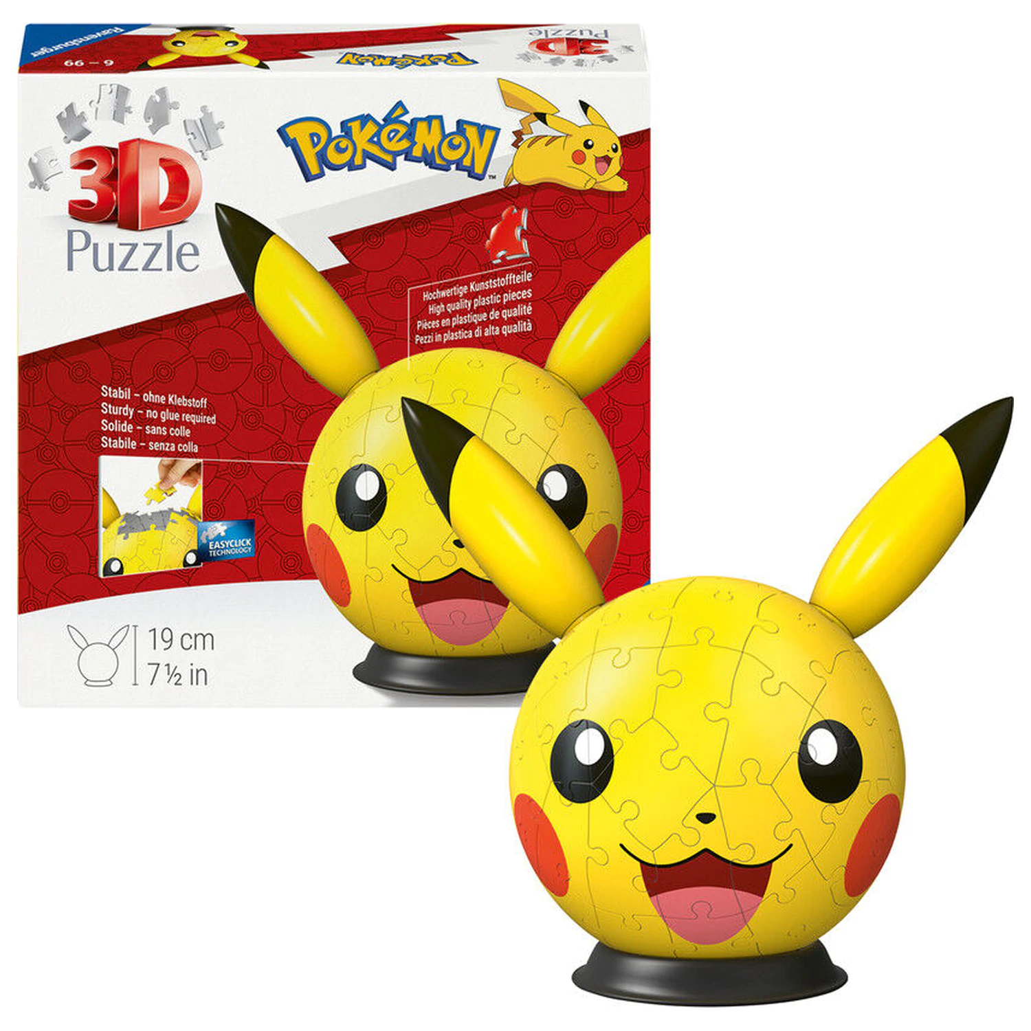 Pokemon Pikachu 3D puzzle guľa produktová fotografia
