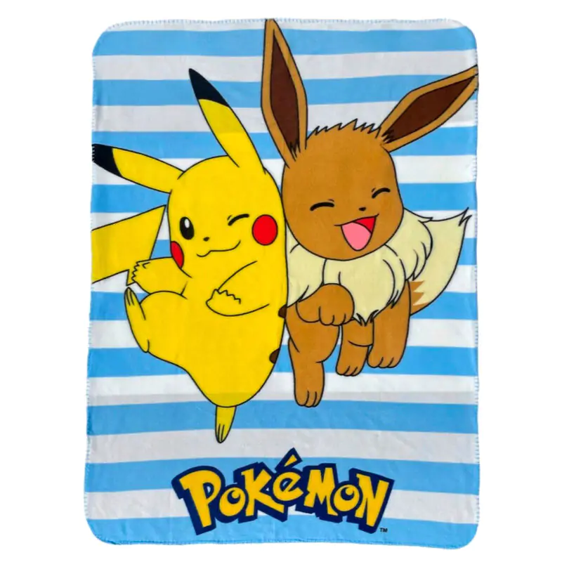 Pokémon Pikachu & Eevee polar prikrývka termékfotó