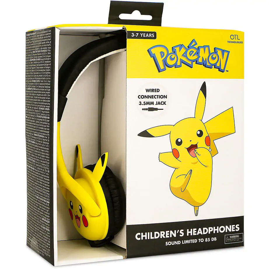 Pokemon Pikachu detské slúchadlá termékfotó