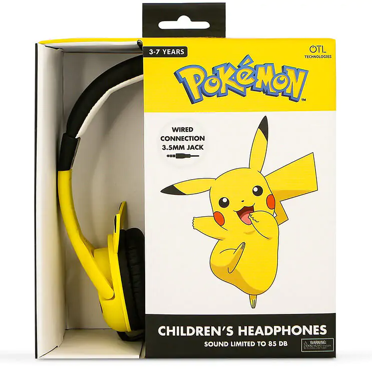 Pokemon Pikachu detské slúchadlá termékfotó