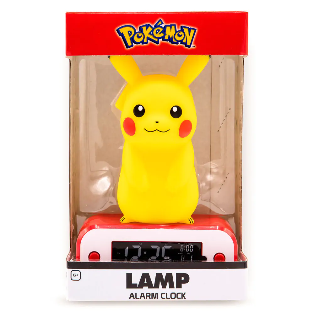 Budík Pokémon Light Pikachu 22 cm termékfotó