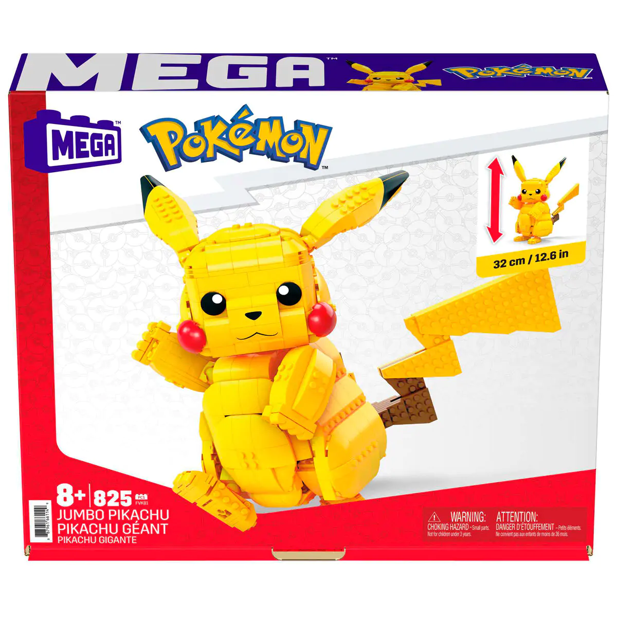 Pokémon Mega Construx Wonder Builders stavebná súprava Jumbo Pikachu 33 cm termékfotó