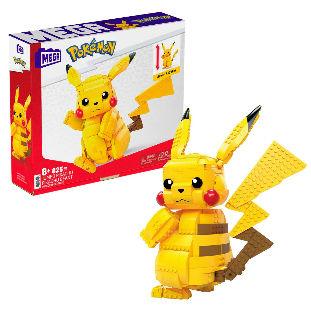 Pokémon Mega Construx Wonder Builders stavebná súprava Jumbo Pikachu 33 cm termékfotó