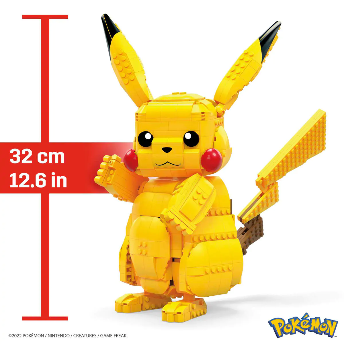 Pokémon Mega Construx Wonder Builders stavebná súprava Jumbo Pikachu 33 cm termékfotó