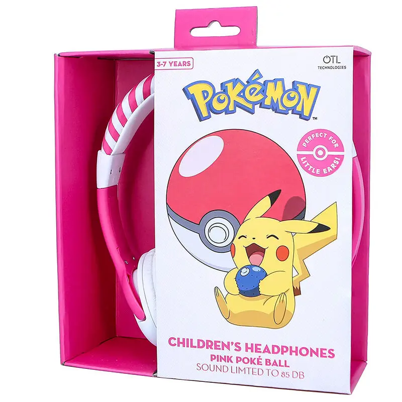 Pokémon Pink Pokeball detská náhlavná súprava termékfotó