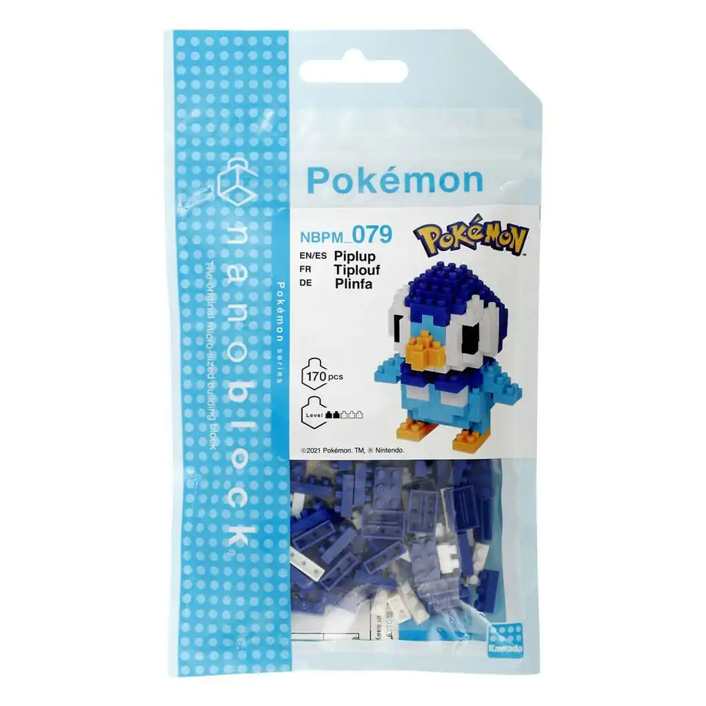 Pokemon: Piplup Nanoblock – stavebnica produktová fotografia