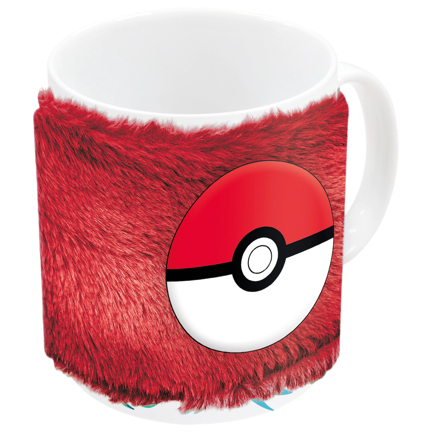 Pokémon Poké Ball plyšový rukáv na hrnček 325 ml produktová fotografia