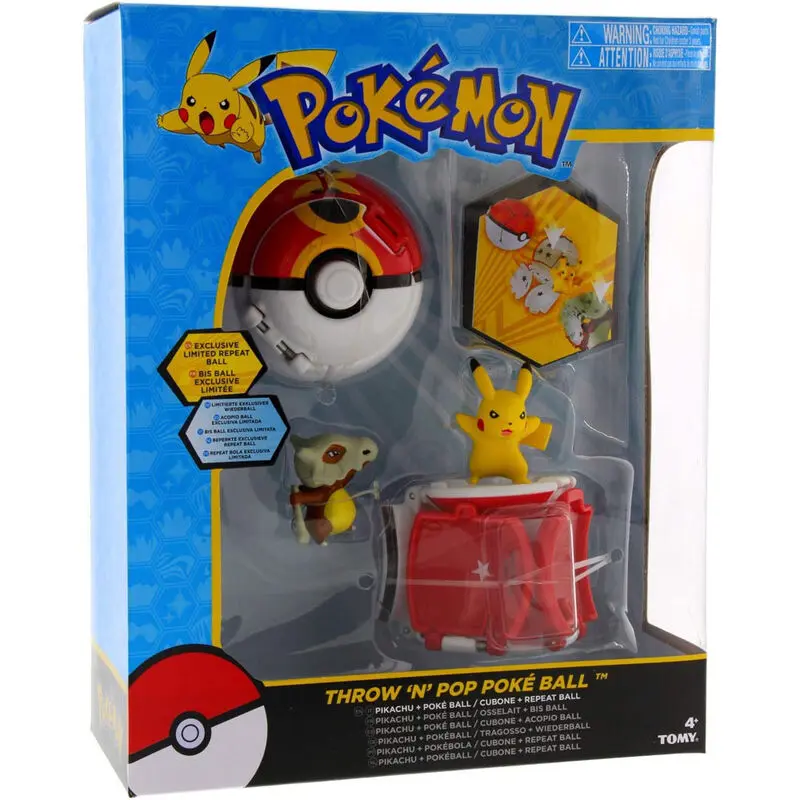 Pokemon Pokeball Pikachu + Cubone blister produktová fotografia