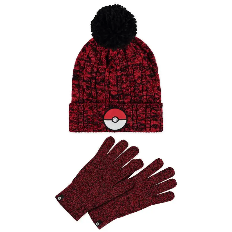 Pokémon Pokeball čiapka a rukavice (set) termékfotó