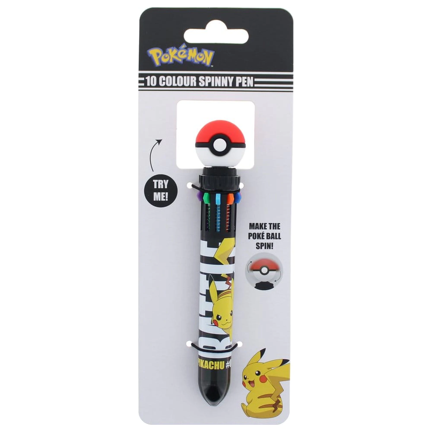 Pokémon Viacfarebné pero točiaca sa Pokéball produktová fotografia