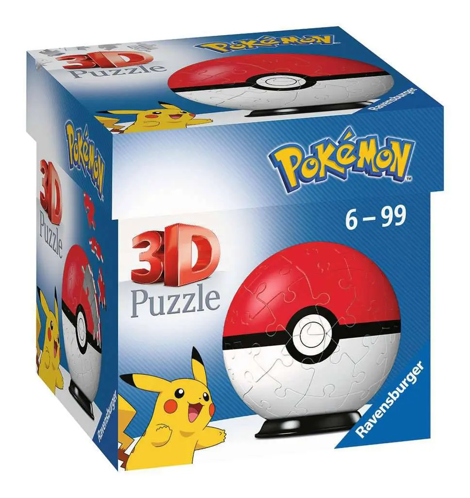 Pokémon 3D Puzzle Pokéballs: Classic (55 ks) termékfotó