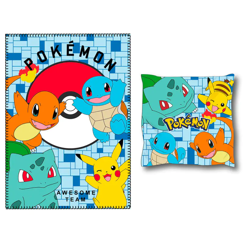 Prikrývka + vankúšik Pokemon Polar Set termékfotó