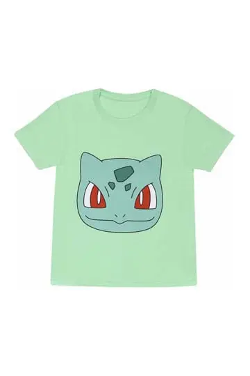 Pokemon Bulbasaur Face detské tričko produktová fotografia