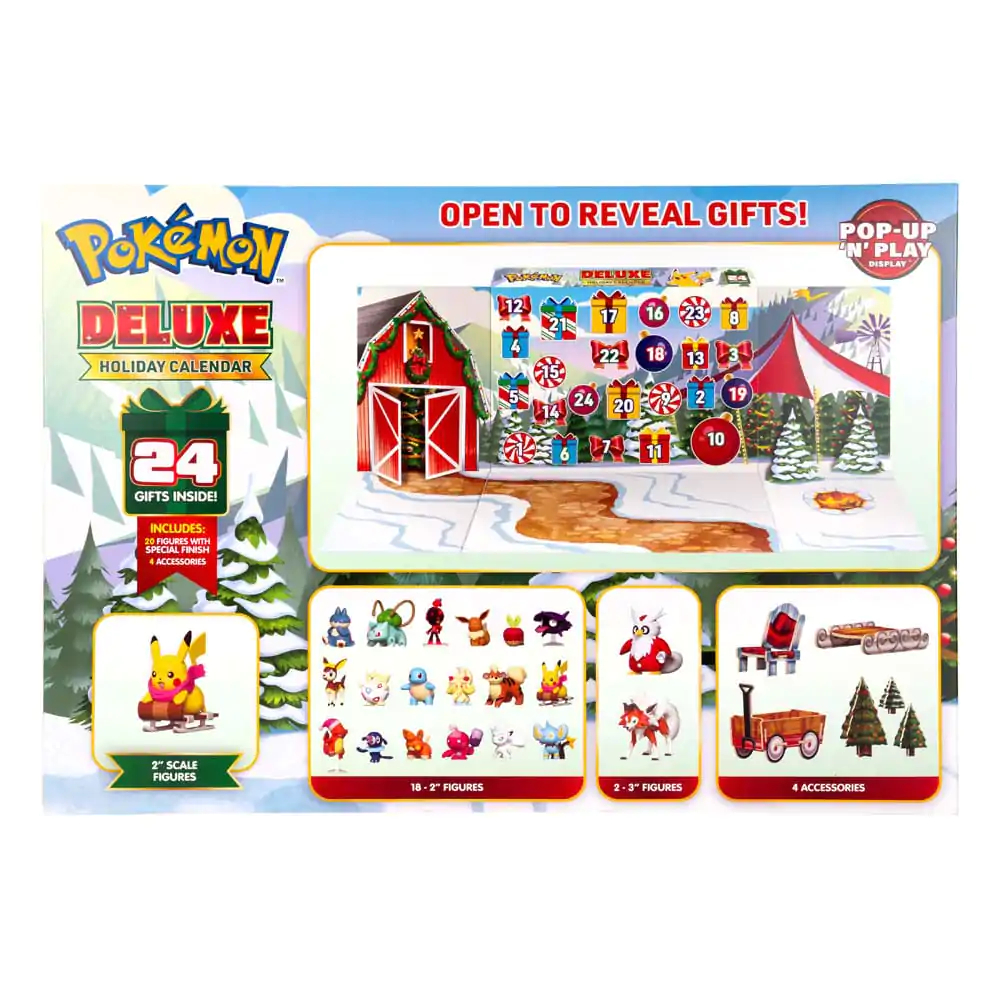 Pokémon Pop-Up 'N' Play Deluxe Adventný kalendár sviatočný 2025 *Verzia EN* produktová fotografia
