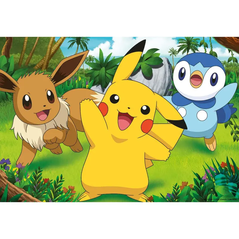 Puzzle Pokémon Pikachu & Priatelia pre deti (2 x 24 kusov) termékfotó