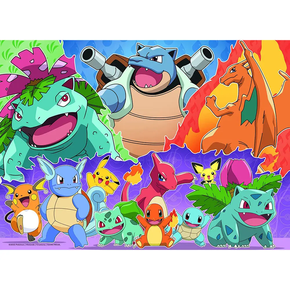 Pokemon puzzle 4x100 kusov produktová fotografia
