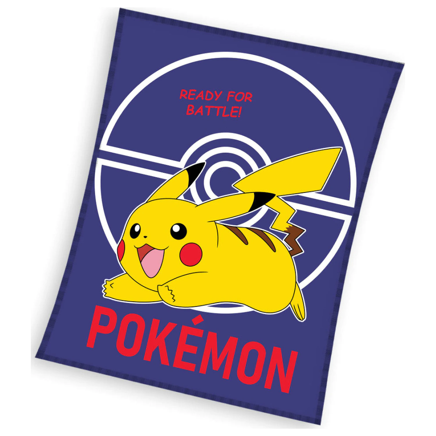 Pokémon Ready for Battle tmavá flísová deka produktová fotografia