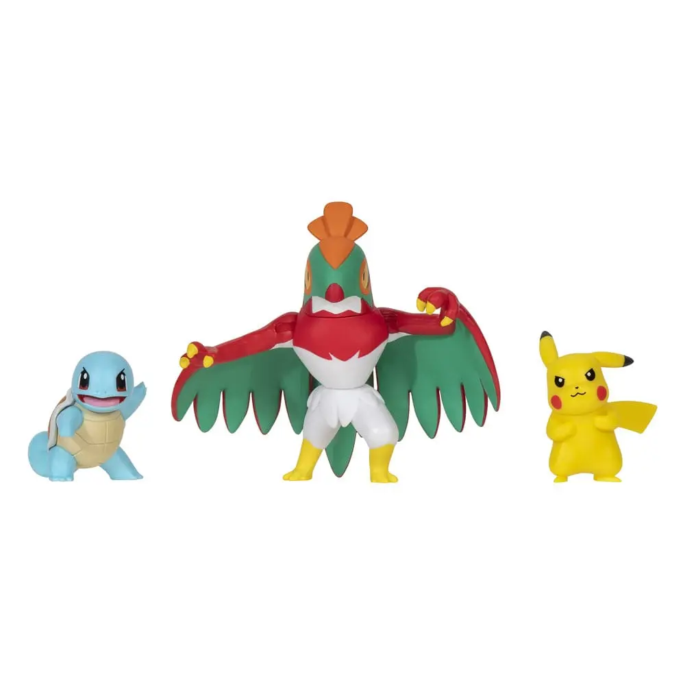 Pokémon Select Battle figúrka Pikachu, Squirtle, Hawlucha 7,5 cm produktová fotografia