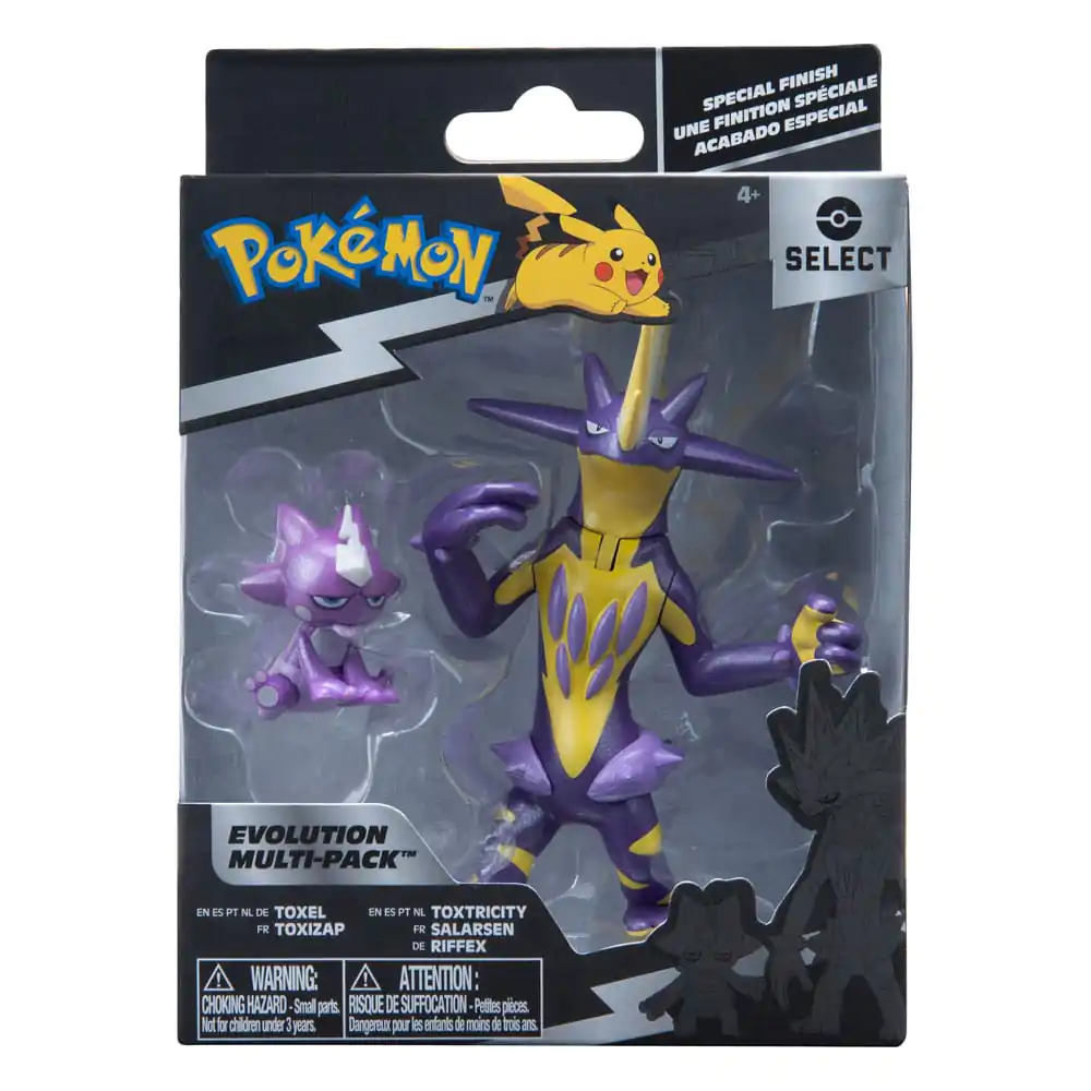 Pokémon Select Akčné figúrky 2-Pack Evolution Toxel, Toxtricity produktová fotografia