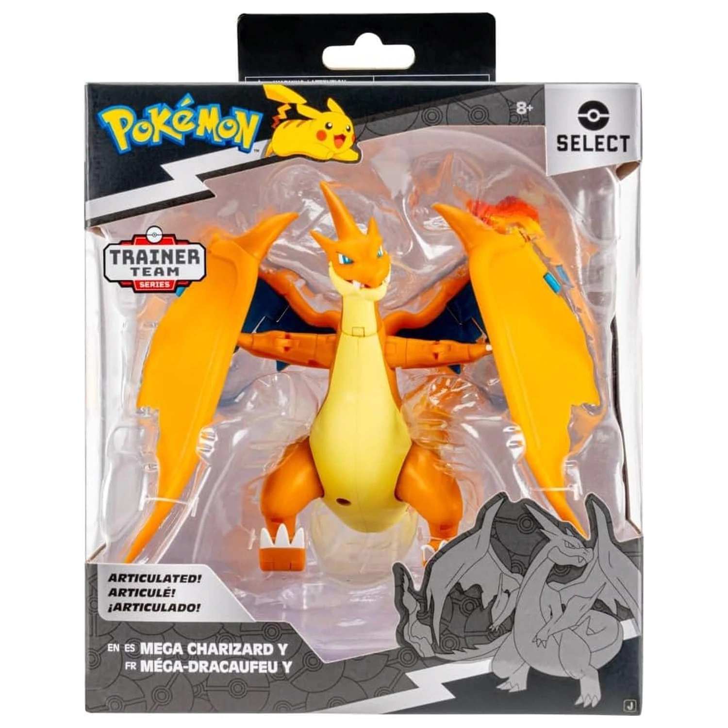 Pokémon Select Super-Articulated Figúrka Mega Charizard Y 15 cm produktová fotografia