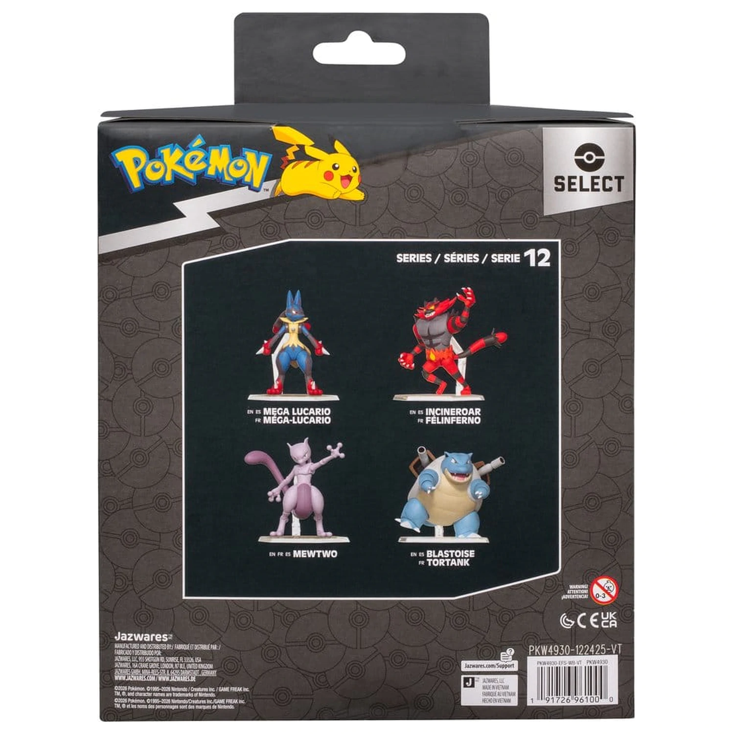 Pokémon Select Super-Articulated Akčná figúrka Blastoise produktová fotografia