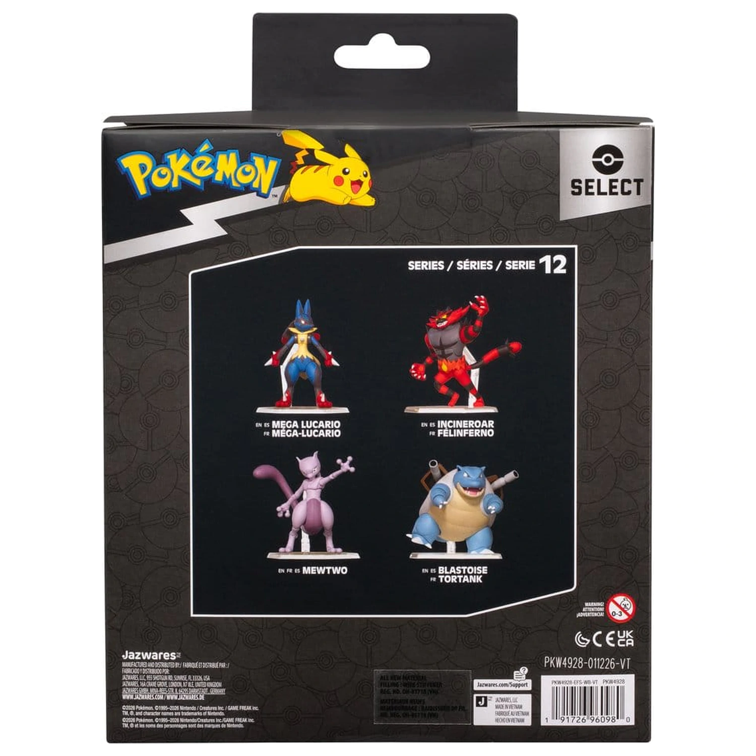 Pokémon Select Super-Articulated Akčná Figúrka Mega Lucario produktová fotografia