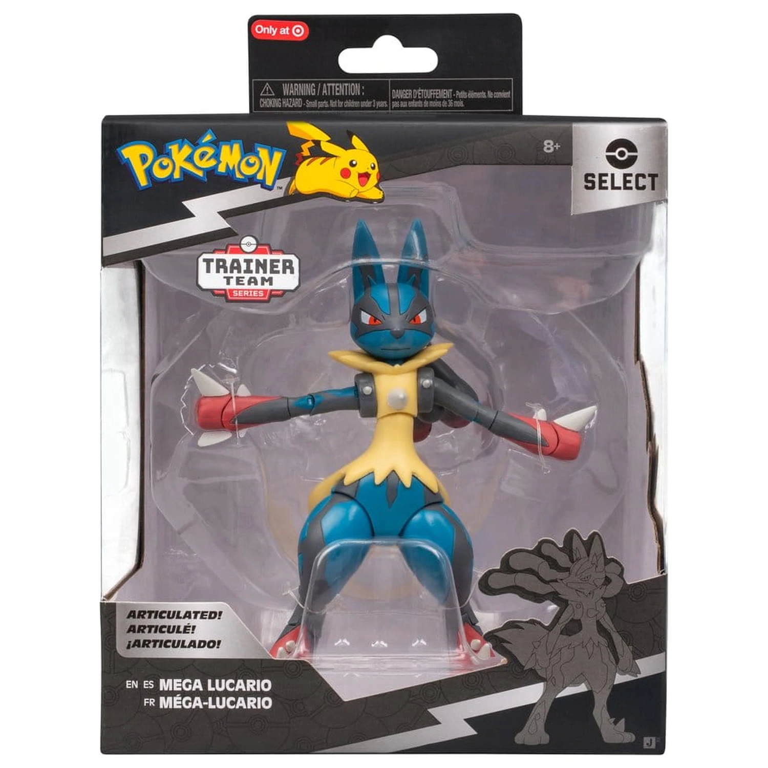 Pokémon Select Super-Articulated Akčná Figúrka Mega Lucario produktová fotografia