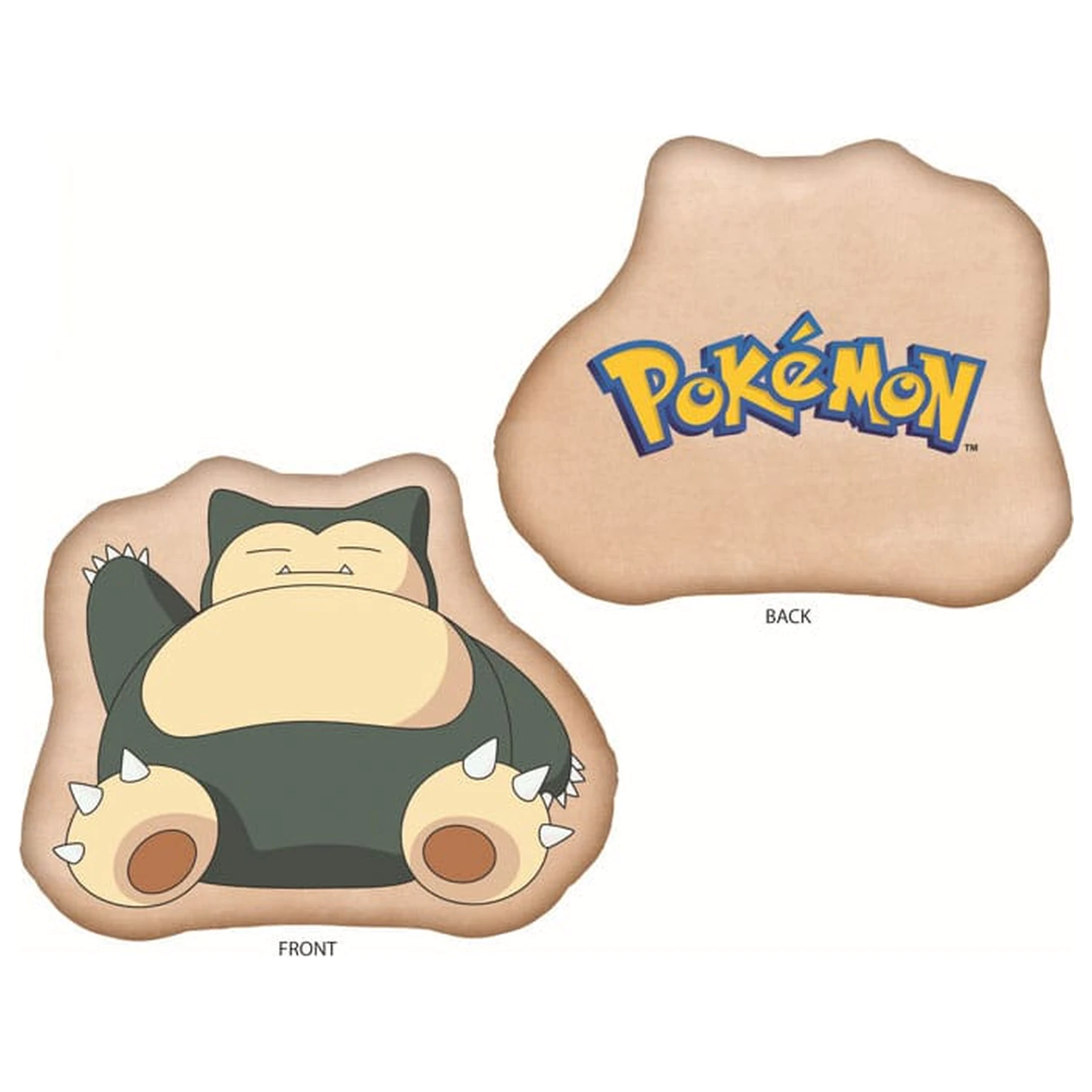 Pokemon vankúš Snorlax hnedý 36 cm produktová fotografia