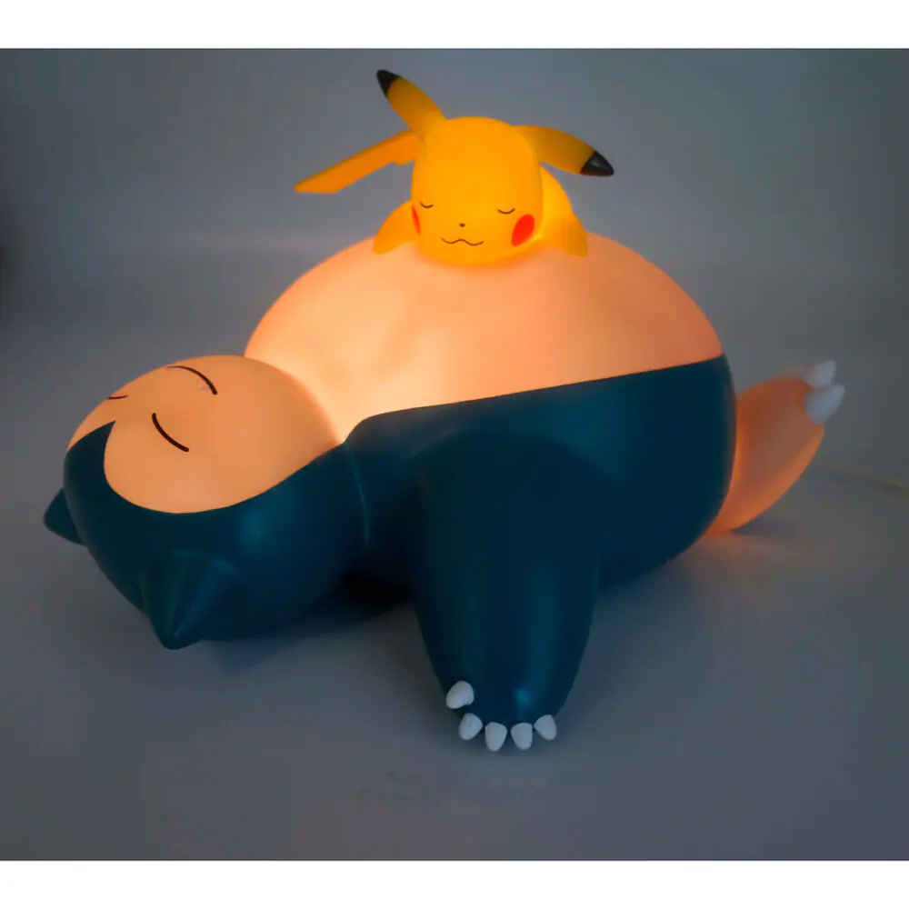 Pokémon LED svetlo Snorlax a Pikachu spiace 25 cm termékfotó