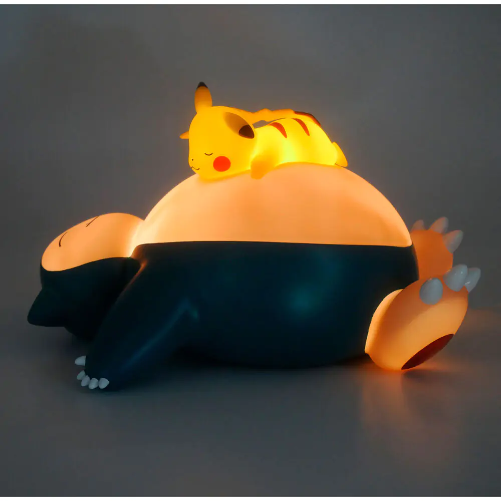 Pokémon LED svetlo Snorlax a Pikachu spiace 25 cm termékfotó