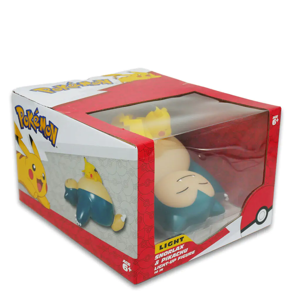 Pokémon LED svetlo Snorlax a Pikachu spiace 25 cm termékfotó