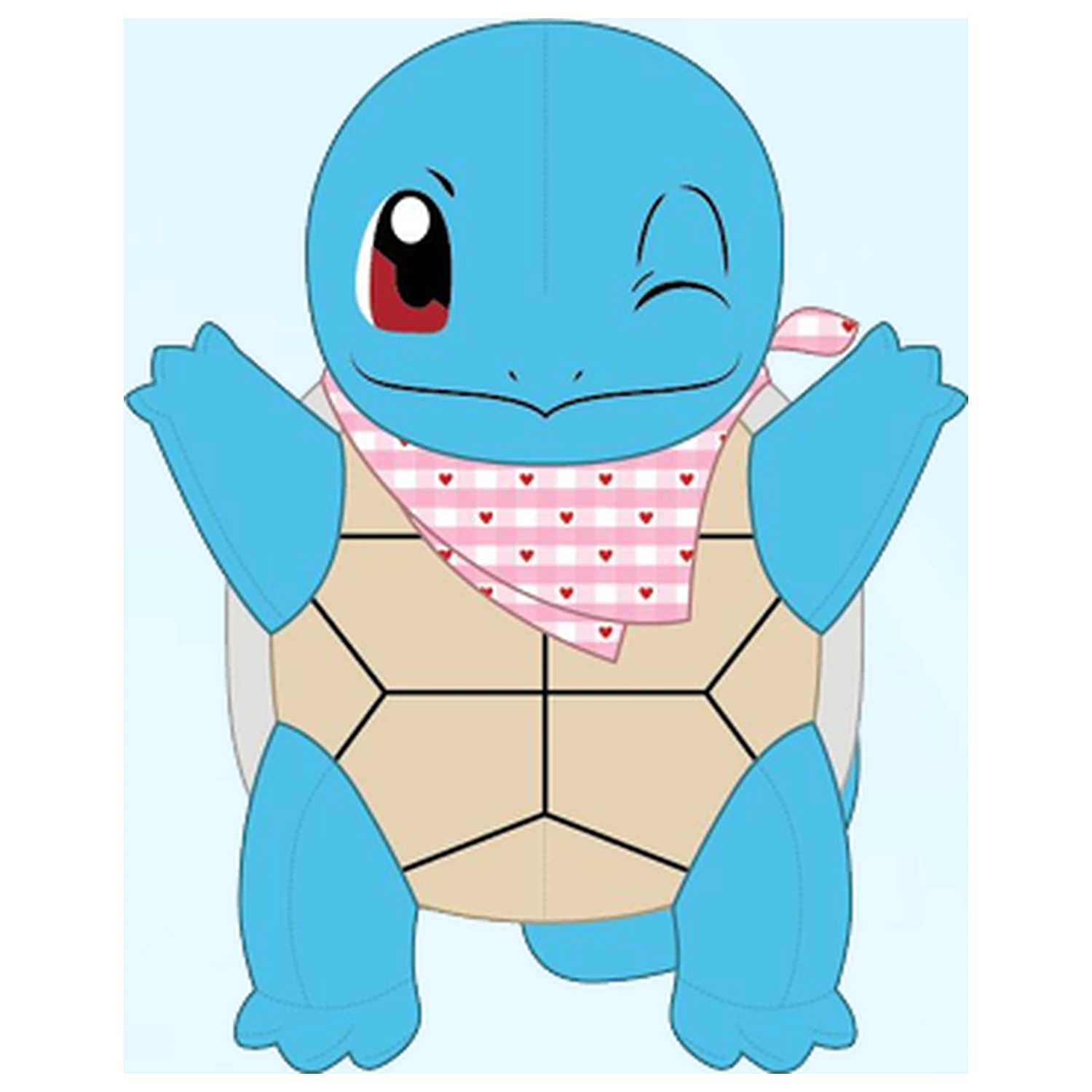 Pokémon Squirtle with Heart Bandana Plyšák 20 cm produktová fotografia