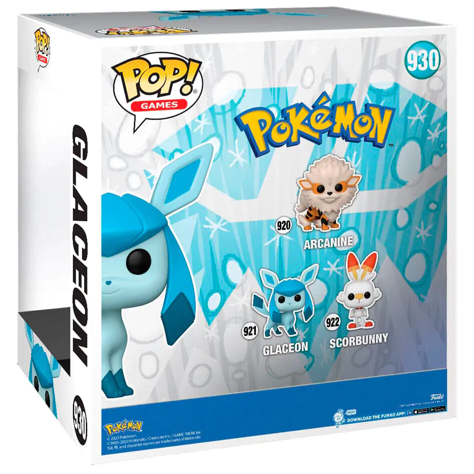 Pokémon Super Sized Jumbo POP! Vinyl Figúrka Glaceon (EMEA) 25 cm termékfotó