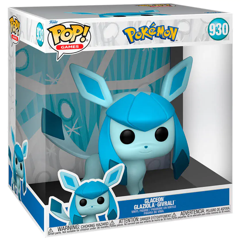 Pokémon Super Sized Jumbo POP! Vinyl Figúrka Glaceon (EMEA) 25 cm termékfotó